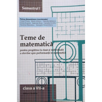 Teme de matematica clasa a VII-a, semestrul I