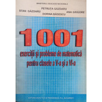 1001 exercitii si probleme de matematica pentru clasele a Va si a VIa