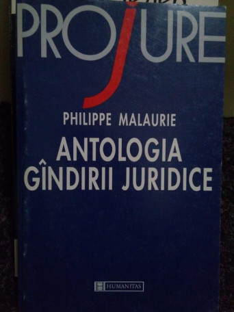 Antologia gandirii juridice