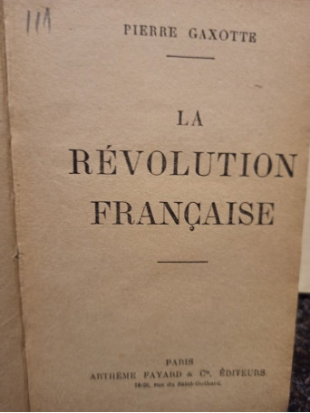 La revolution francaise