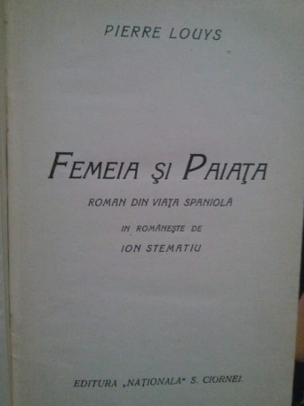 Femeia si paiata