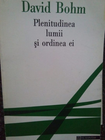 Plenitudinea lumii si ordinea ei