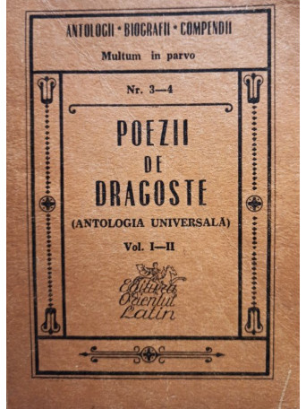 Poezii de dragoste, 2 vol.