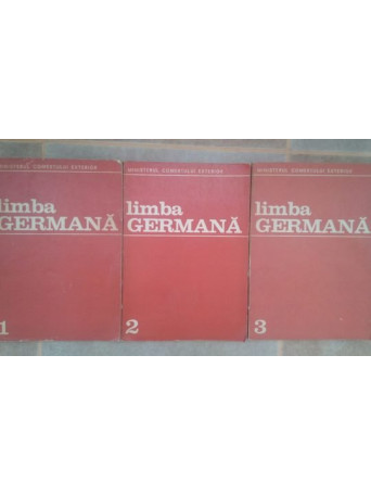 Limba germana, 3 vol.