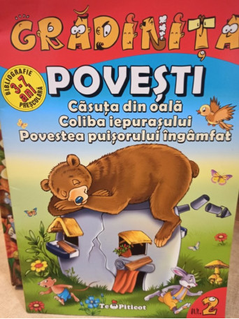 Casuta din oala, Coliba iepurasului, Povestea puisorului ingamfat