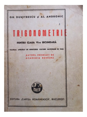 Trigonometrie pentru clasa a VI-a secundara, editia a II-a