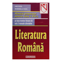 Literatura romana - Manual preparator pentru clasa a VII-a