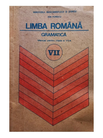 Limba romana - Manual pentru clasa a VII-a, gramatica