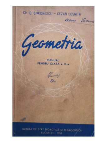 Geometria - Manual pentru clasa a IX-a