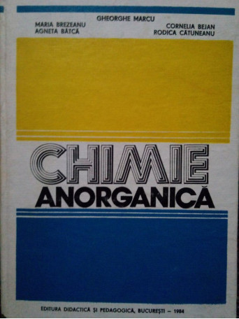 Chimie anorganica