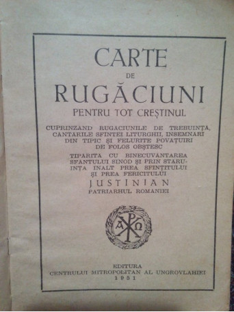 Carte de rugaciuni pentru tot crestinul