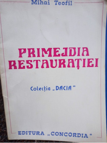 Primejdia restauratiei