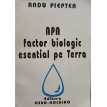 Apa factor biologic esential pe Terra