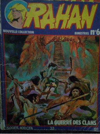 Rahan, no. 6 - La guerre des clans - 1978 - Brosata