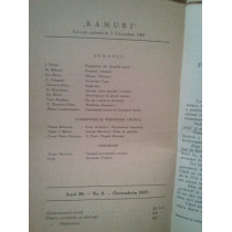 Ramuri - Revista literara anul 29, nr. 8 - Octombrie 1937