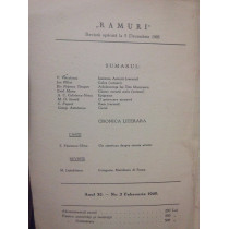 Ramuri - Revista literara anul 32, nr. 2 - Februarie 1940