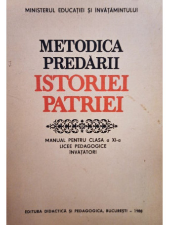 Metodica predarii istoriei patriei