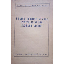 Reguli tehnice minime pentru stavilirea eroziunii solului