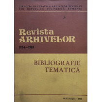 Revista arhivelor 1924