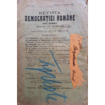 Revista Democratiei Romane, anul 1, nr. 4, 14 februarie 1910