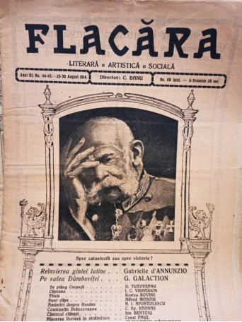 Revista Flacara, anul III, nr. 44 - 45, 23 - 30 August 1914