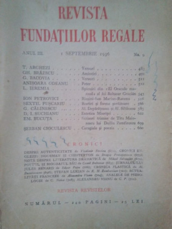 Revista fundatiilor regale