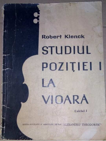 Studiul pozitiei I la vioara caietul 1