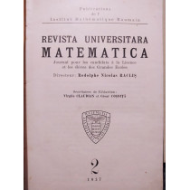 Revista universitara matematica