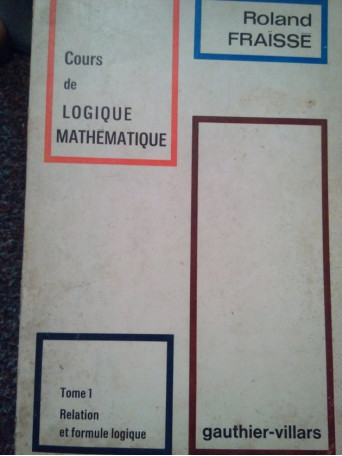 Cours de logique mathematique