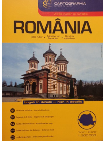 Romania - Atlas rutier si turistic - 2008 - Brosata