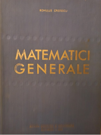 Matematici generale