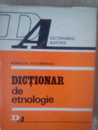 Dictionar de etnologie