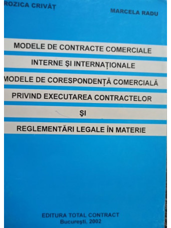 Modele de contracte comerciale