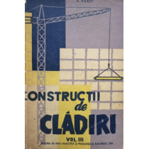 Constructii de cladiri, vol. III