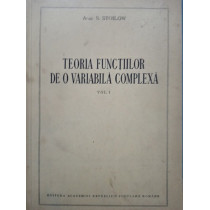 Teoria functiilor de o variabila complexa, vol. 1