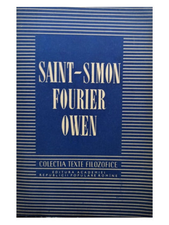 Saint-Simon. Fourier. Owen