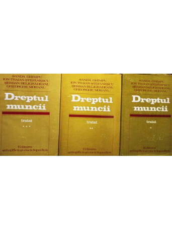 Dreptul muncii, 3 vol.