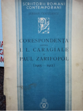 Corespondenta dintre I. L. Caragiale si Paul Zarifopol