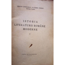 Istoria literaturii romane moderne, vol. 1 (semnata)