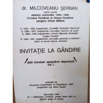 Invitatie la gandire, vol. I