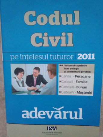 Codul civil pe intelesul tuturor