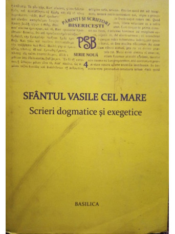 Scrieri dogmatice si exegetice