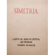 Simetria. Caiete de arta si critica, dictionar