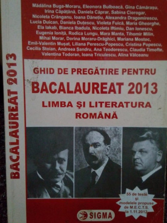 Ghid de pregatire pentru bacalaureat 2013. Limba si literatura romana