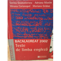 Bacalaureat 2002 - Teste de limba engleza