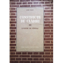 Constructii de cladiri, vol. 3