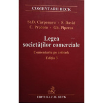 Legea societatilor comerciale, comentariu pe articole, ed. 3