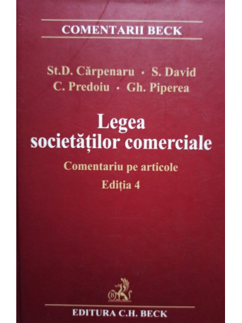 Legea societatilor comerciale, editia 4