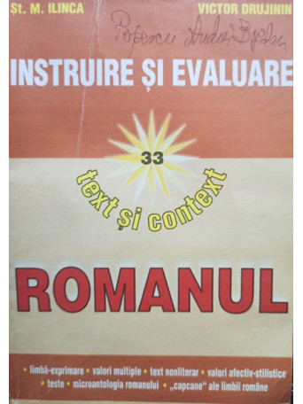 Romanul - Instruire si evaluare