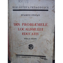 Din problemele localismului educativ, editia III